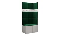 Cuier Hol Luca 9, Alb/Verde - Manila 35 1