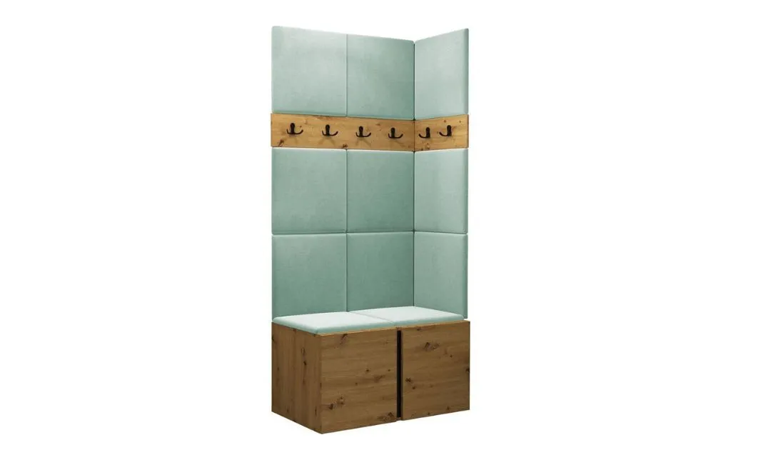 Cuier Hol Luca 9, Artisan/Verde menta - Manila 11 1