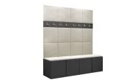 Cuier Hol Luca 13, Grafit/Crem - Manila 02 1
