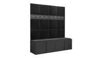 Cuier Hol Luca 13, Grafit/Negru - Manila 18 1