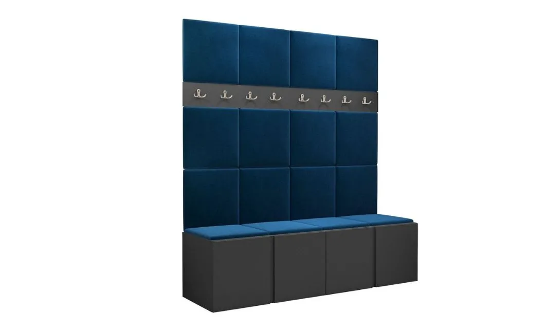 Cuier Hol Luca 13, Grafit/Albastru - Manila 26 1