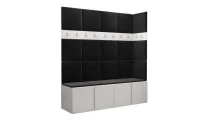 Cuier Hol Luca 12, Alb/Negru - Manila 18 1