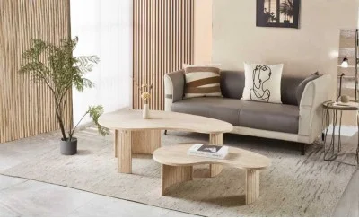 Set 2 Măsuțe Cafea CT 8111 Natural