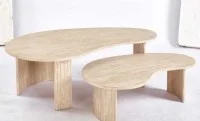 Set 2 Măsuțe Cafea CT 8111 Natural 1