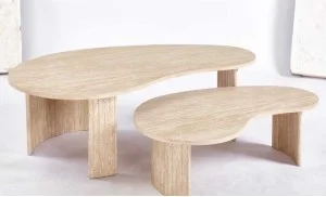 Set 2 Măsuțe Cafea CT 8111 Natural