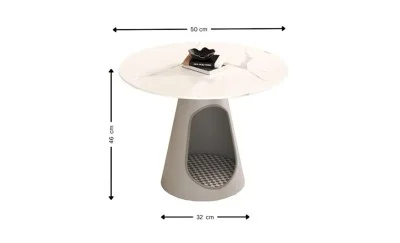 Set Masuțe Cafea KJCT065 White     Set Masuțe Cafea KJCT065 White