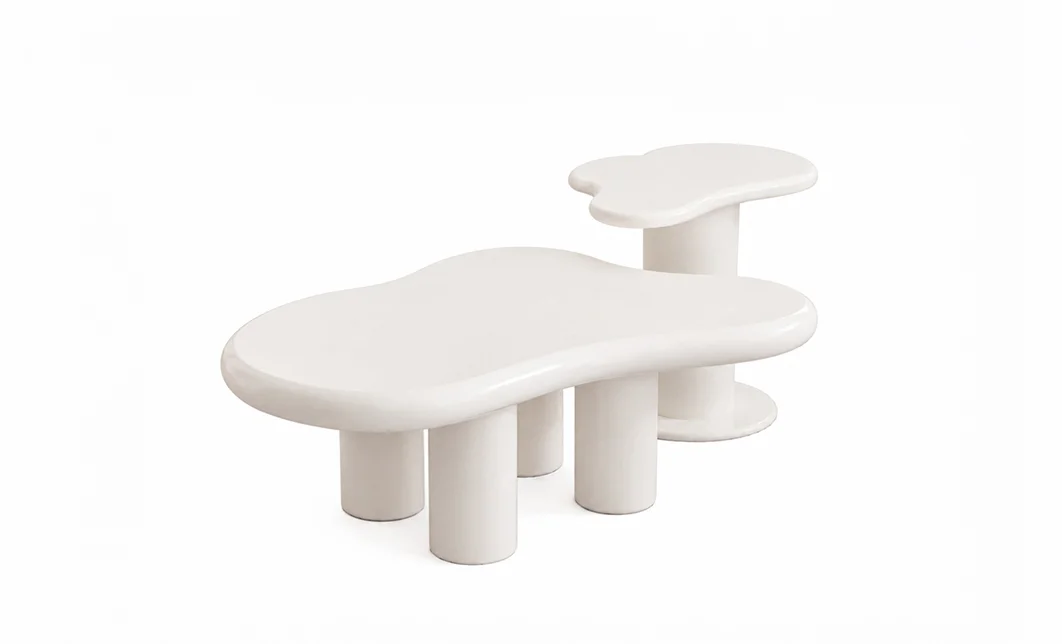 Set Măsuțe cafea CT6556 Alb 1