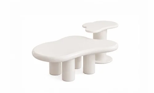 Set Măsuțe cafea CT6556 Alb