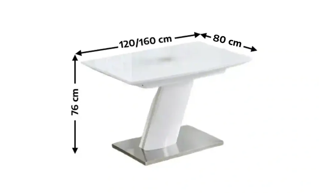 Masa Living Extensibila Alb KJT380  1