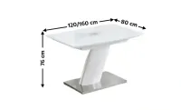 Masa Living Extensibila Alb KJT380 