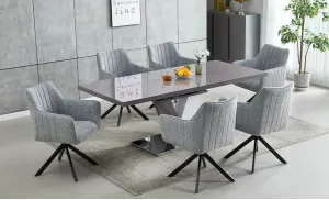 Masa Living Extensibila Gri KJT384 