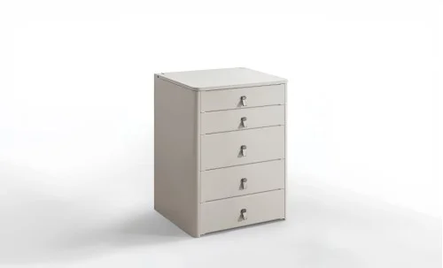 Măsuță Toaletă T658-4 Gri cu 3 culori LED și Oglindă