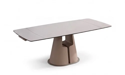 Masă Living Extensibilă Blat Ceramic Bej CT132