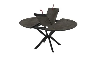 Masa Living Extensibila Dobok 110 cm Gri