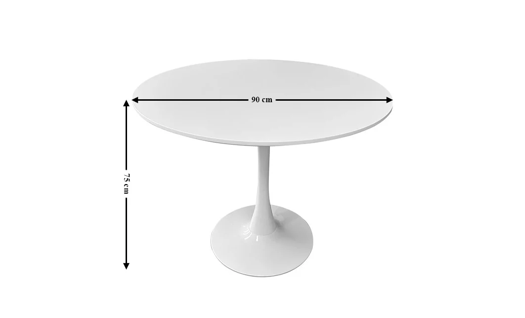 Masa Rotunda DT08 Alba 1