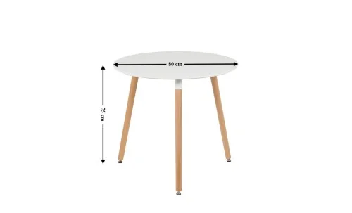 Masa Rotunda DT17 Alba