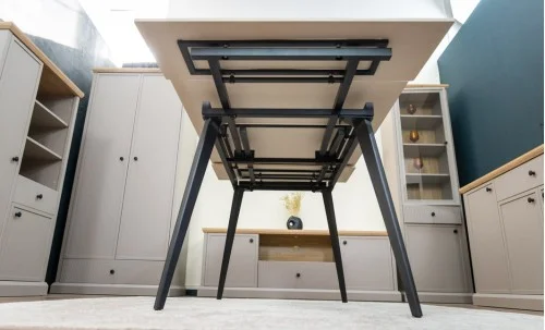 Masa Living Extensibilă Blat Ceramic DTM0101CS, Bej