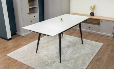 Masa Living Extensibilă Blat Ceramic DTM0101CS, Bej