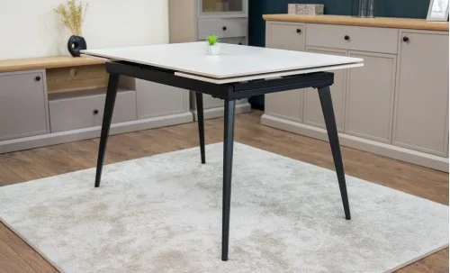 Masa Living Extensibilă Blat Ceramic DTM0101CS, Bej