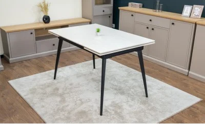 Masa Living Extensibilă Blat Ceramic DTM0101CS, Bej