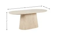  Masa Living  Blat Ceramic DTW0801MC Bej 4