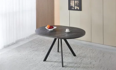 Masă Living Extensibilă DTW0902MBE Gri Ceramic