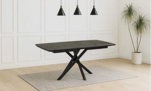 Masa Living Extensibila Filis 145 cm Gri