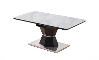 Masă Living Extensibilă Blat Ceramic KJT4712 Gri