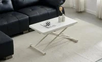 Masă Living Extensibilă KJT5401 cu Alb