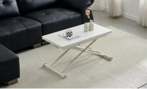 Masă Living Extensibilă KJT5401 cu Alb