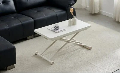 Masă Living Extensibilă KJT5401 cu Alb