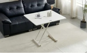 Masă Living Extensibilă KJT5401 cu Alb