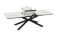 Masa Living Extensibila Mona 250 cm Alb