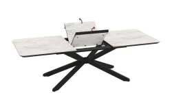 Masa Living Extensibila Mona 250 cm Alb