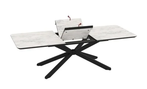 Masa Living Extensibila Mona 250 cm Alb