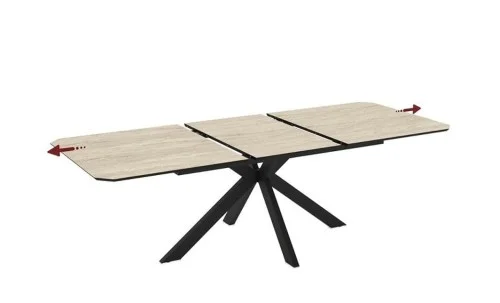 Masa Living Extensibila Opera Travertyn  Crem