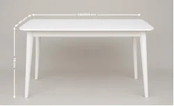 Masa Extensibila Palmdale Alb