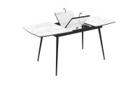 Masa Living Extensibila  Yense 125 cm Alb