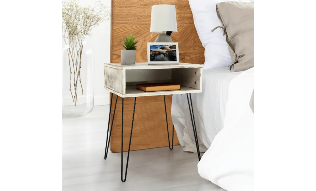 Noptiera Honej Alb Vintage 5