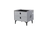 Noptieră Smart Multifuncțională KJ106 Gri