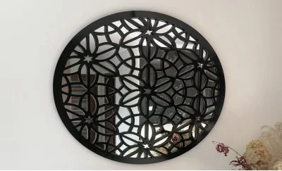 Oglinda LO2220 black Ø90