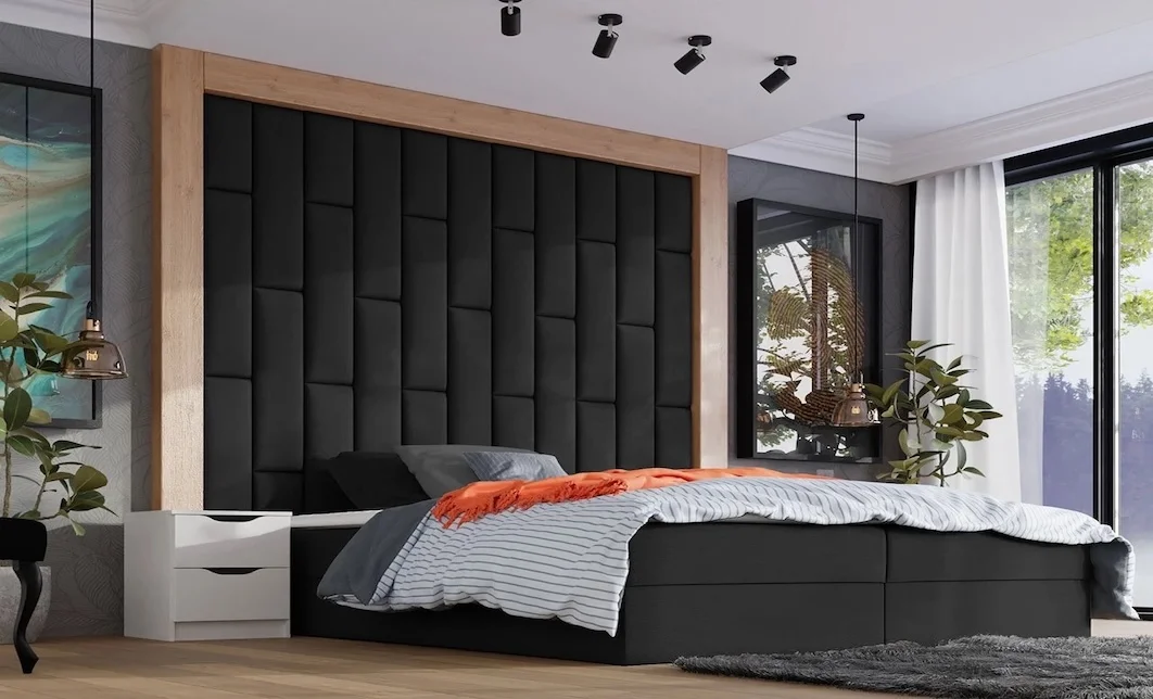 Panou tapitat pentru perete, 80x20 cm, Manila18 1