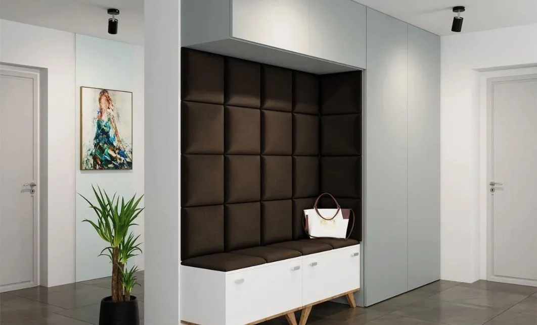 Panou tapitat pentru perete, 30x30 cm, Manila04 3