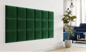 Panou tapitat pentru perete, 30x30 cm, Manila35