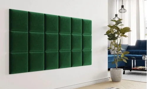 Panou tapitat pentru perete, 30x30 cm, Manila35