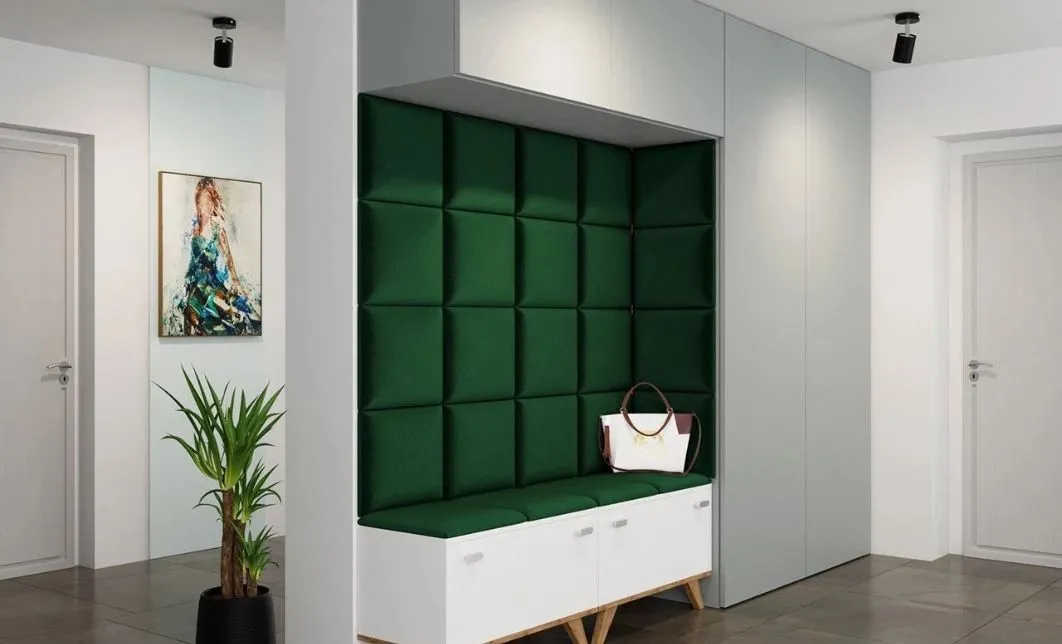 Panou tapitat pentru perete, 30x30 cm, Manila35 3