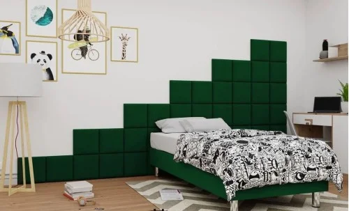 Panou tapitat pentru perete, 30x30 cm, Manila35