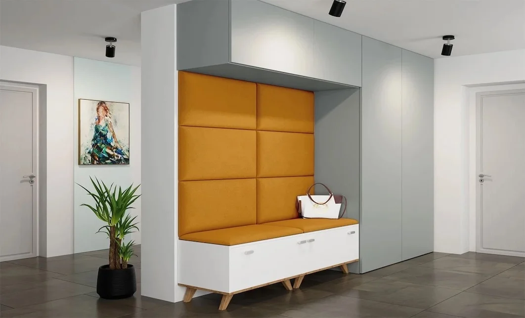 Panou tapitat pentru perete, 70x40 cm, Manila32 3