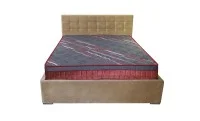 Pat Tapitat Claudia Beige cu somiera pal 160x200 2