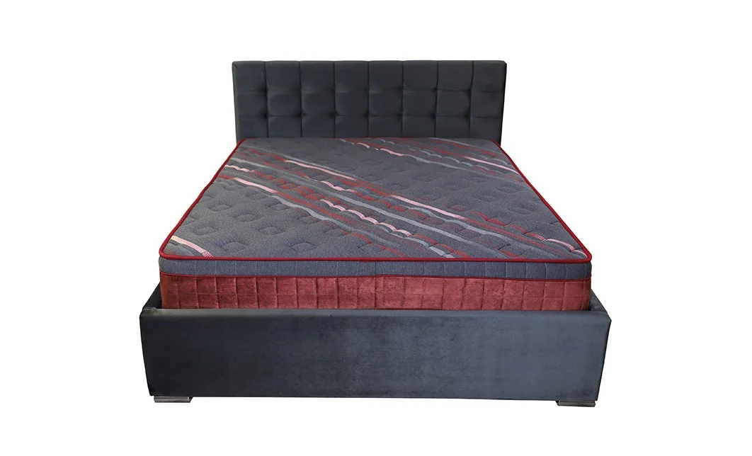 Pat Claudia Gri  cu somiera pal 140x200 cm 1